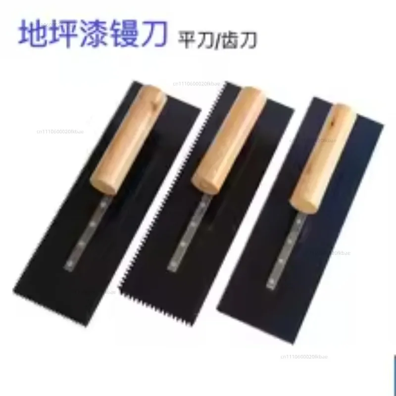 Epoxy floor paint serrated trowel self-leveling toothed spatula