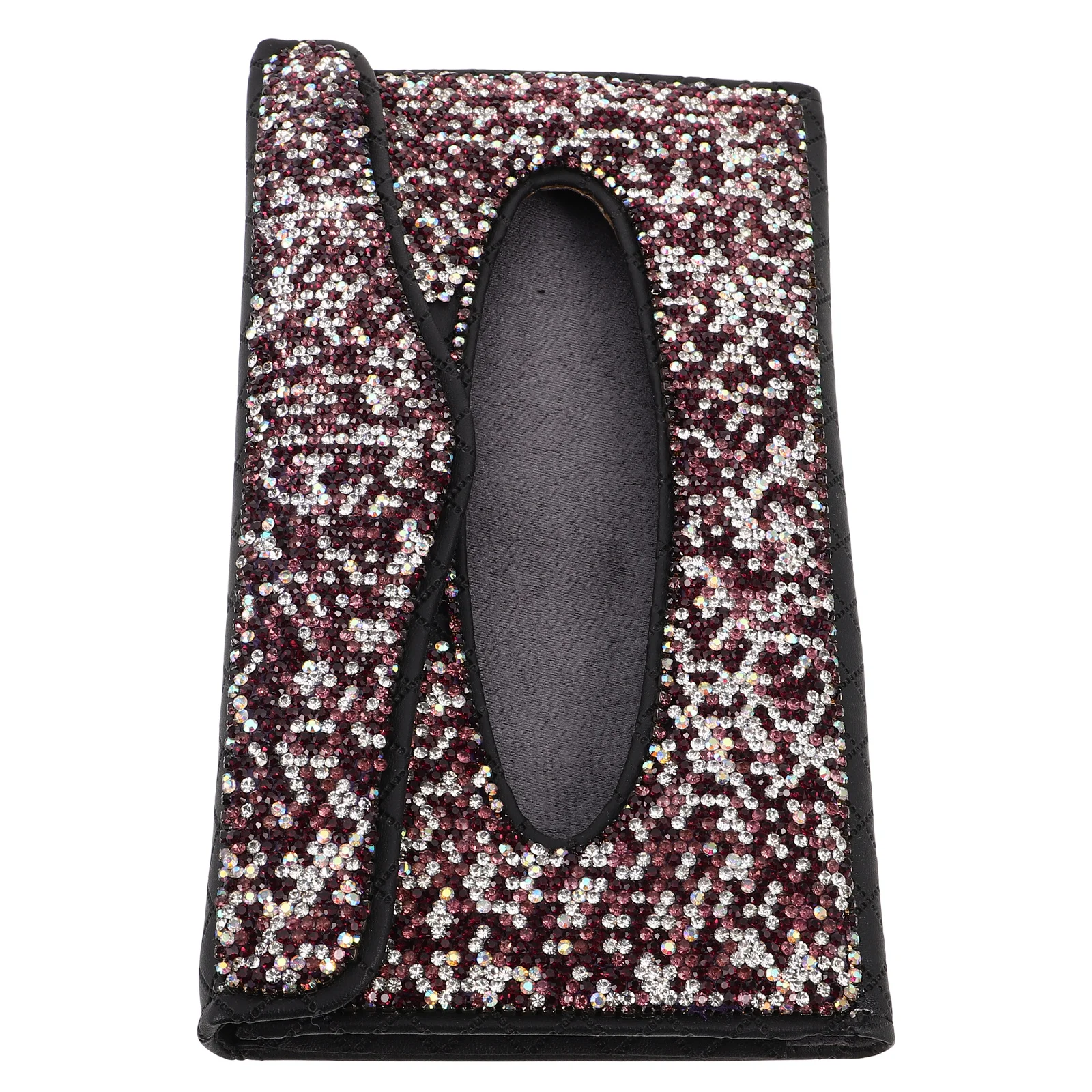 

Sparkly Car Tissue Box Cover Bling Rhinestone Decorative Hanging Design Back Seat Organizer Accessories