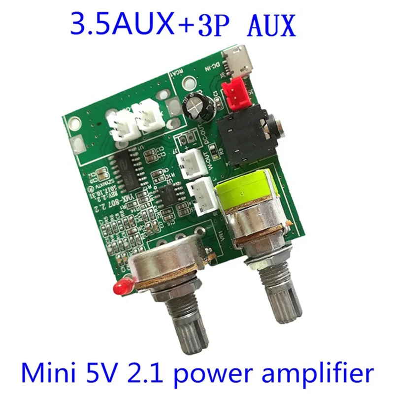 Ontwerp 2.1 Eindversterker Board Multifunctionele eindversterker Board 5V20W audioversterker