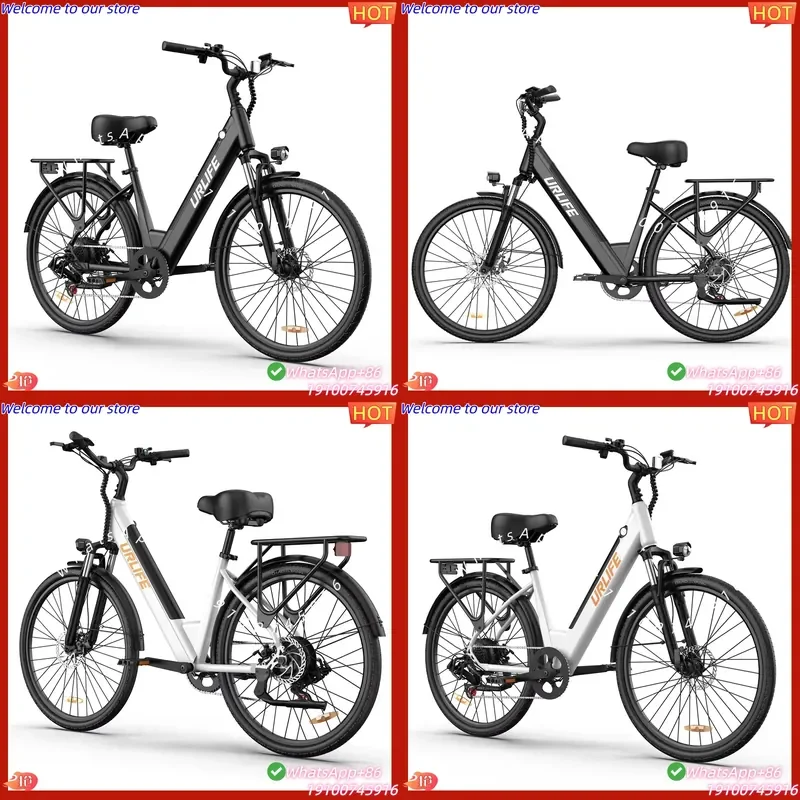 2026CE High Carbon Steel E-Bike36V 250W 13Ah 7 Speed Electric Bike Bicycle Dirt Bike