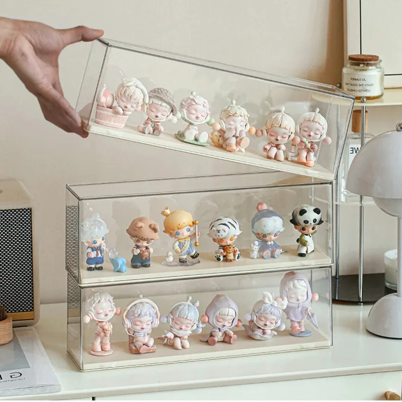 

Акриловый прозрачный органайзер для хранения кукол и игрушек, подставка для демонстрации, коробка для хранения Pop Dolls, водонепроницаемый и пыленепроницаемый бокс.