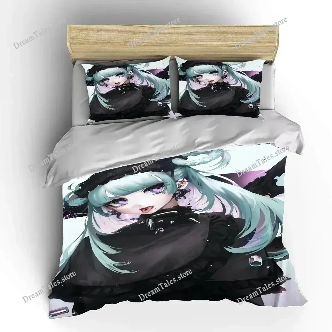 Japanese 3D Anime Moe Double Bed Duvet Cover Bed European Bedding Sets Home Textiles Luxury Pillow Cases Bedroom Bedding Sets741