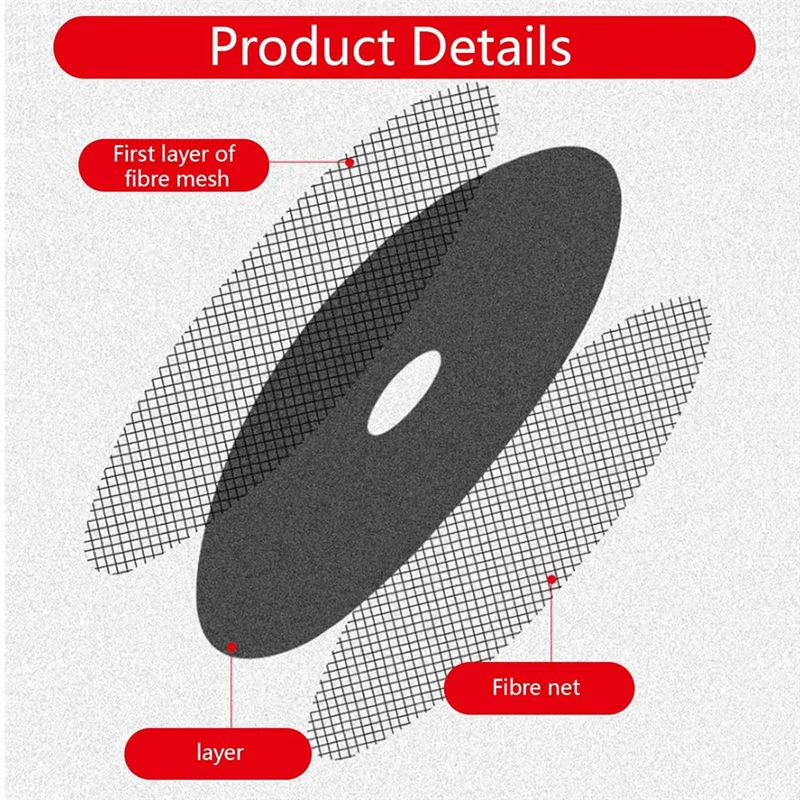 B08B-76Mm For Cutting Discs 18Pcs Set For Metal Angle Grinder Grinding Discs Included
