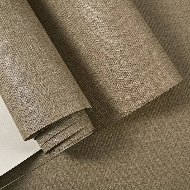Solid Color Papel De Parede Imitation Coarsecloth Linen Wallpaper Home Decor Living Room,Hotel Decor Background Wallpaper