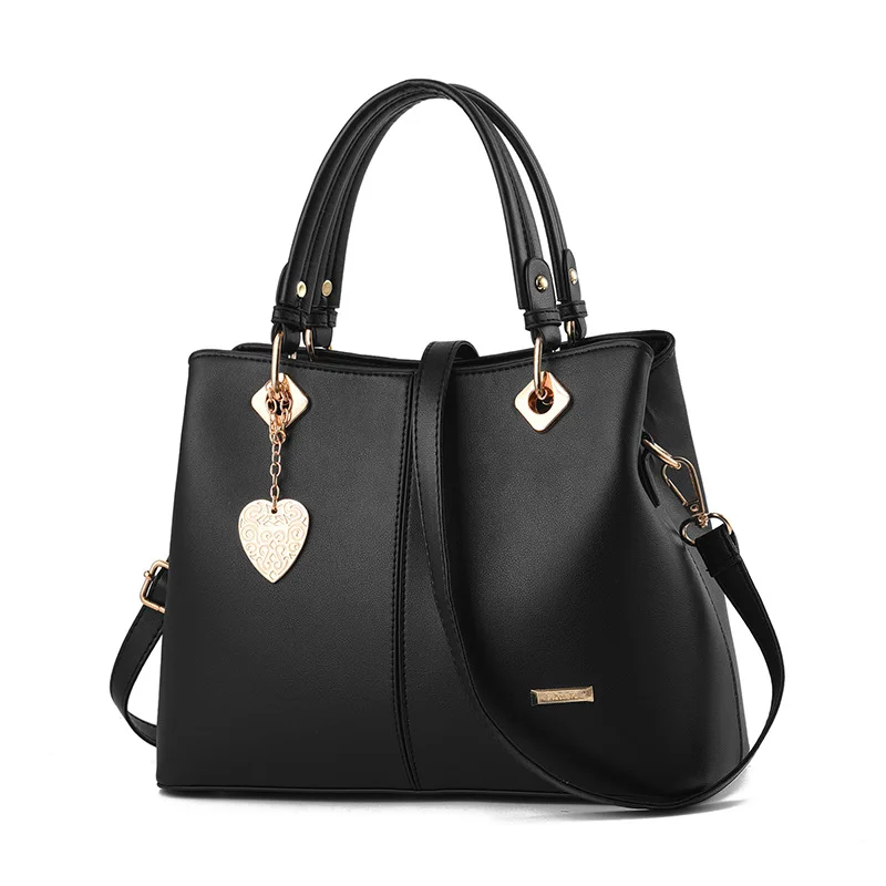 The New  Fashion Trend Casual Luxury Design Wild Lady Handbag Soft Leather Large Capacity Shoulder Messenger Bag Women Bags