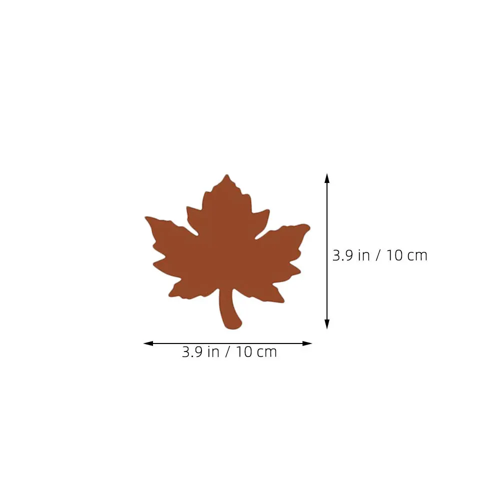 60Pcs Maple Leaves Cutouts Fall Thanksgiving Classroom Wall Decor Thick Paper Autumn Leaf Stickers Fall Maple Leaf Stickers