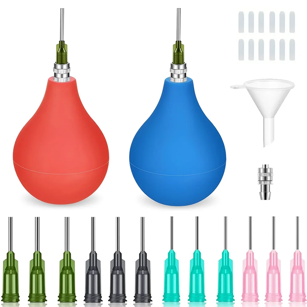 

Precision Applicator Set, Precise Applicator with Needle and Funnel, Precise Dispensing Tool for Essential Oils/Liquids/Glue, Multi-Specification Stainless Steel Needles, Suitable for Liquids of Different Viscosities, Leak-Proof Design