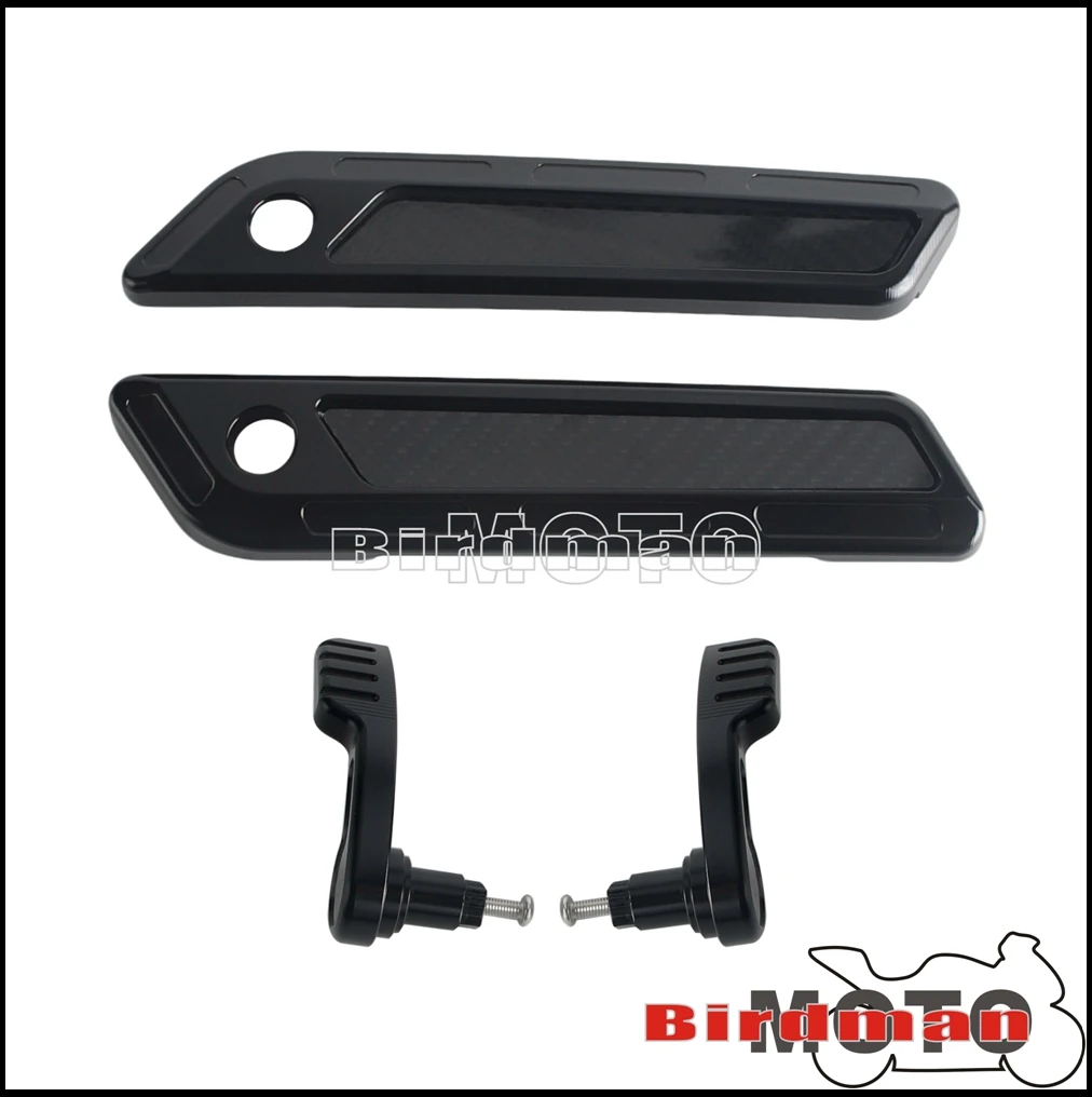Motorcycle Saddlebag Latch Covers Lid Lifters Lever Reflective For Harley Touring FLHX FLHR FLTRX 2014-23 Road King FLHRXS 17-24