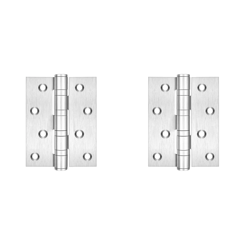 Stainless Steel 4 Inch by 3 Inch Door Hinges with Ball Bearings for Smooth Quiet Operation Rust Resistant Pack of 2