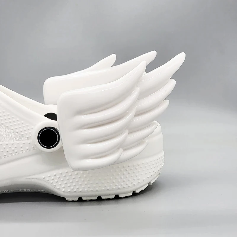 1Pair Fashion Angel Wings shoe DIY decoration For sandals Charms Design DIY All-match Shoe Accessories Men/Women shoe Decoration