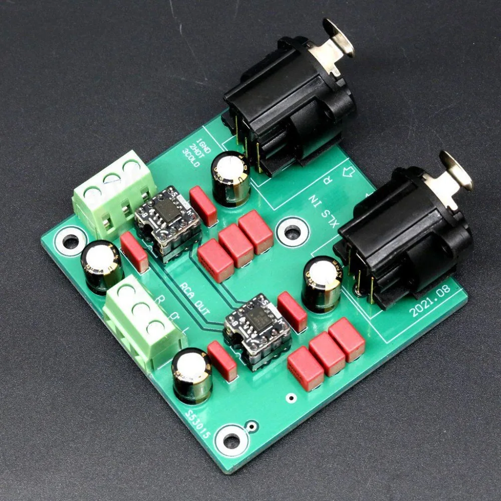 Balanced to single-ended INA137 binaural finished board (with AP test)