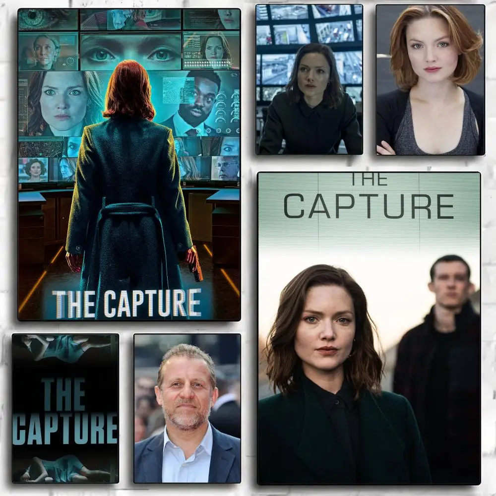 tv series T-The Capture-E Poster Minimalist Wall Sticker for Cafe Office Bar Home Decor and Gift