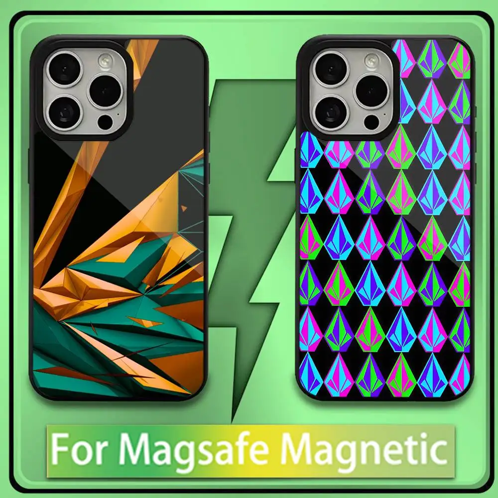

Luxury V-Volcom skateboard Phone Case For iPhone 16,15,14,13,12,11,Plus,Pro,Max,Mini Soft Magesafe Magnetic Wireless Charge