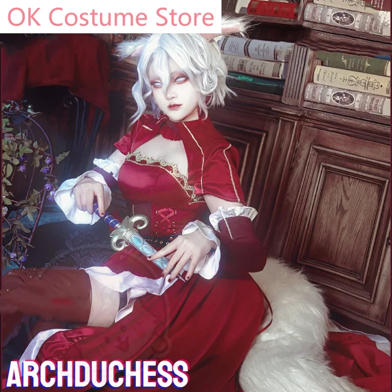 Game Identity V Archduchess Bloody Queen Cosplay Costume Identity V Mary New Skin Archduchess Cosplay Costume and Wig