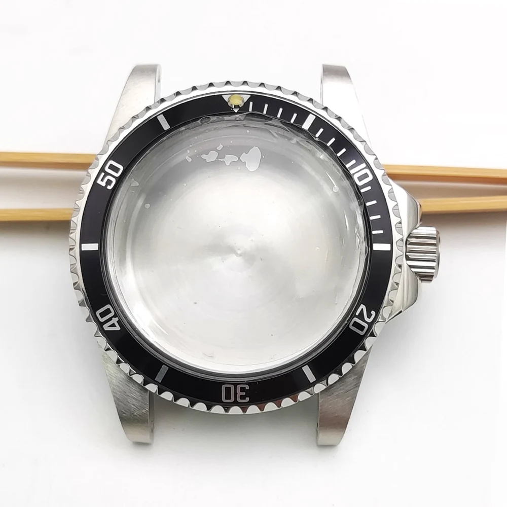 Caja de reloj de alta calidad de 39,5mm, piezas de reloj para hombre compatibles con caja de movimiento NH35/36, pulsera, accesorios de caja de acero inoxidable