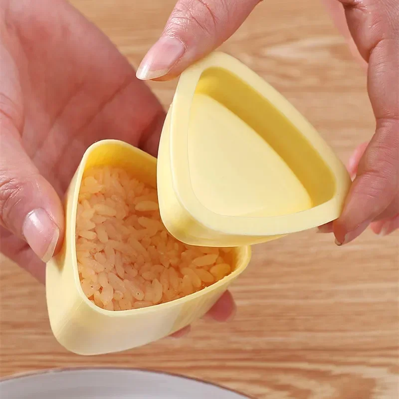 New DIY Sushi Mold Onigiri Rice Ball Food Press Triangular  Japanese Home Kitchen Bento Sushi Maker Mold Accessories Tools