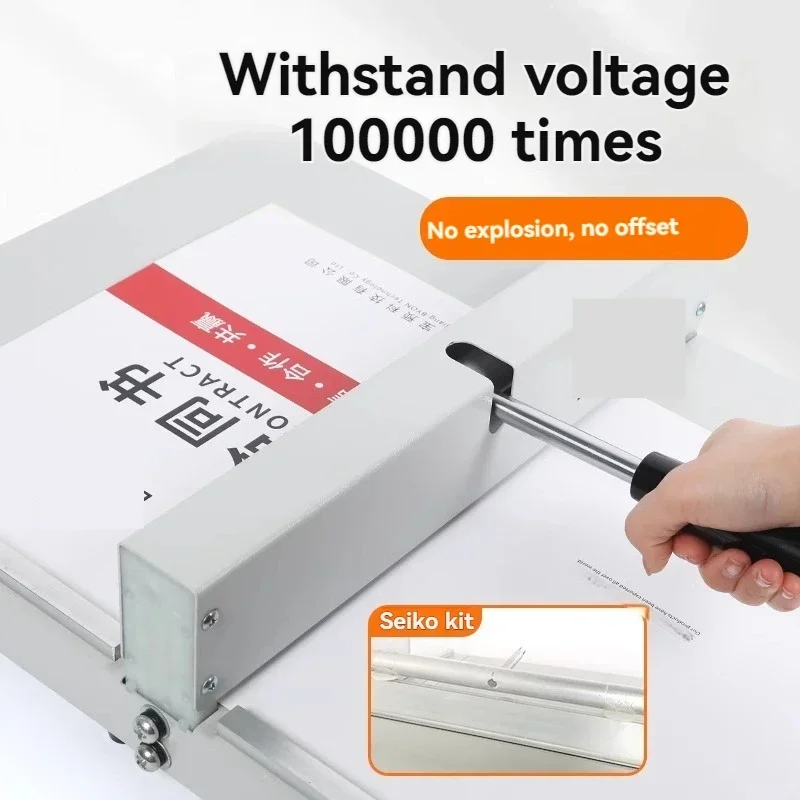 Manual Compact A3+ Creasing Machine for Book Covers, Spines, and Greeting Cards; Perfect Binding Cover Creaser and Folder