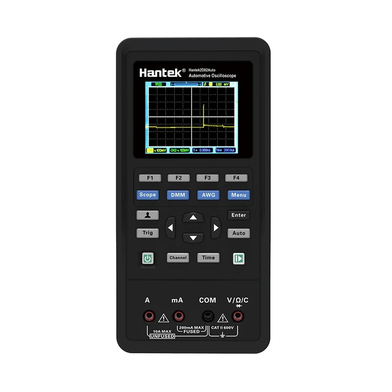 

4-in-1 2CH Digital Oscilloscope Multimeter Automotive Diagnostic Waveform Generator