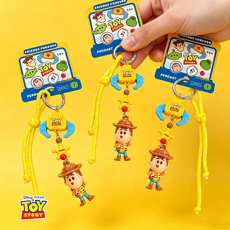 

Cartoon Toy Story Woody Buzz Lightyear Keychain Small Pendant Car Bag Pendant Gift