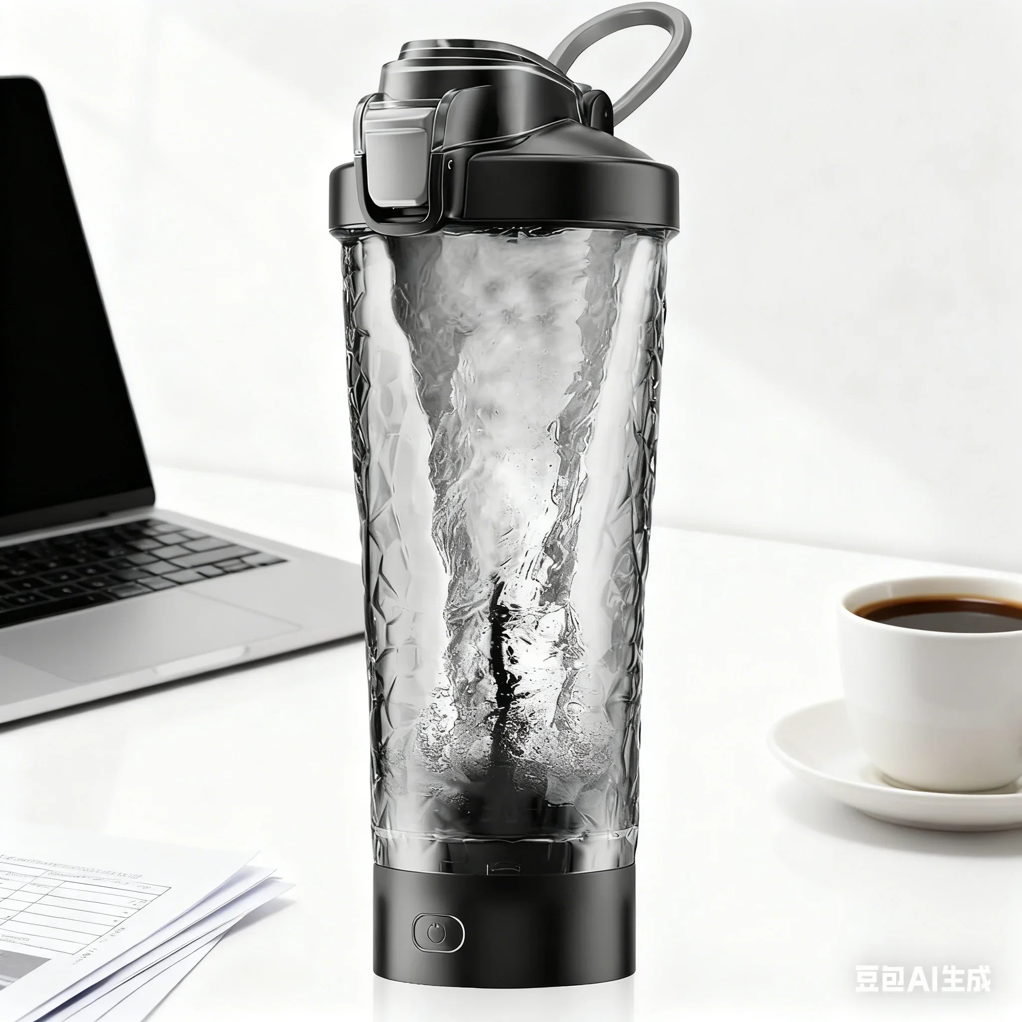 Detachable Rechargeable Shaker Cup High End Electric Mixing Cup BPA Free Easy Carry for Home Gyms Travel New Old Random Ship