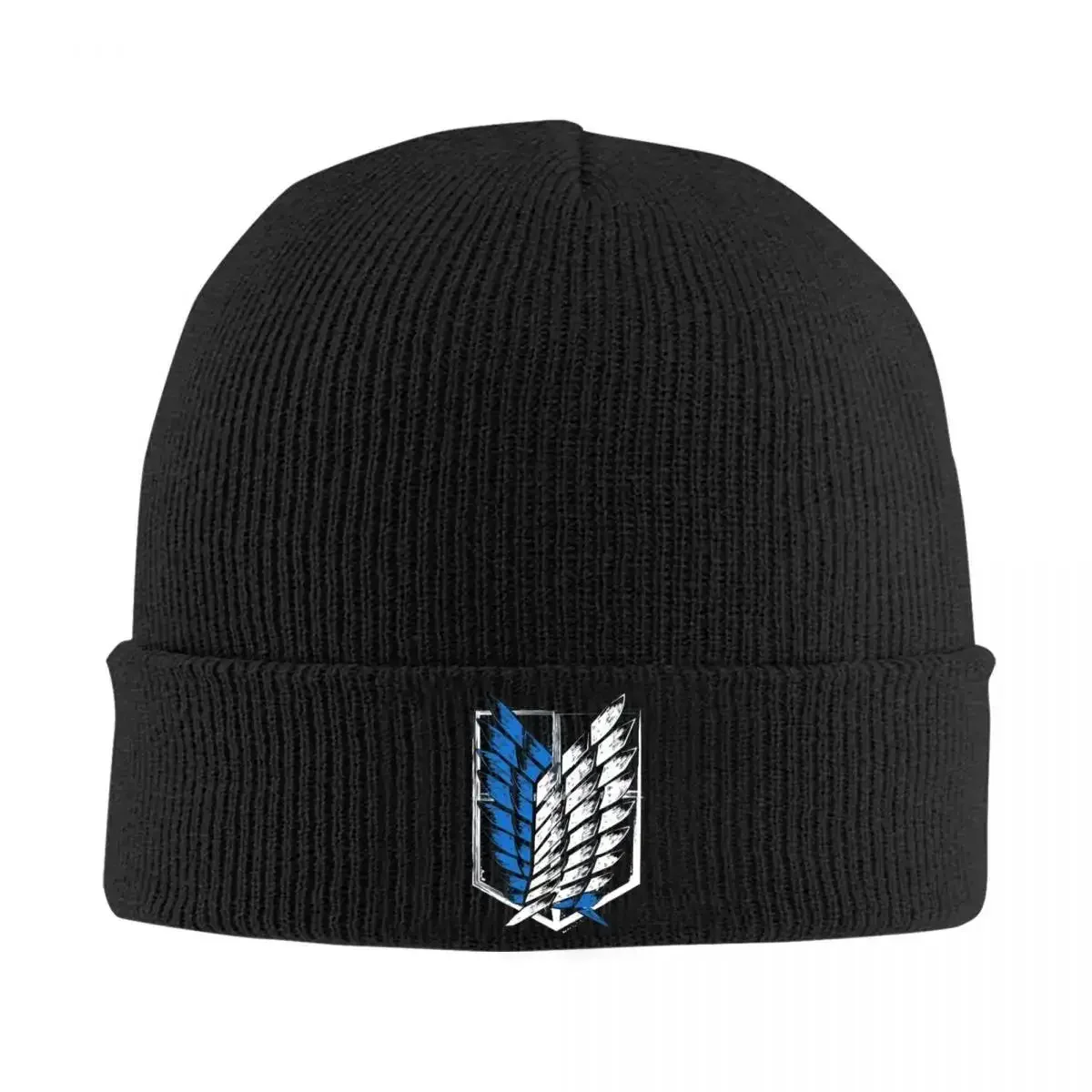 New Attack On Titan Wings Of Freedom Knitted Hat Beanies Autumn Winter Hat Warm Street Shingeki No Kyojin Cap For Men Women
