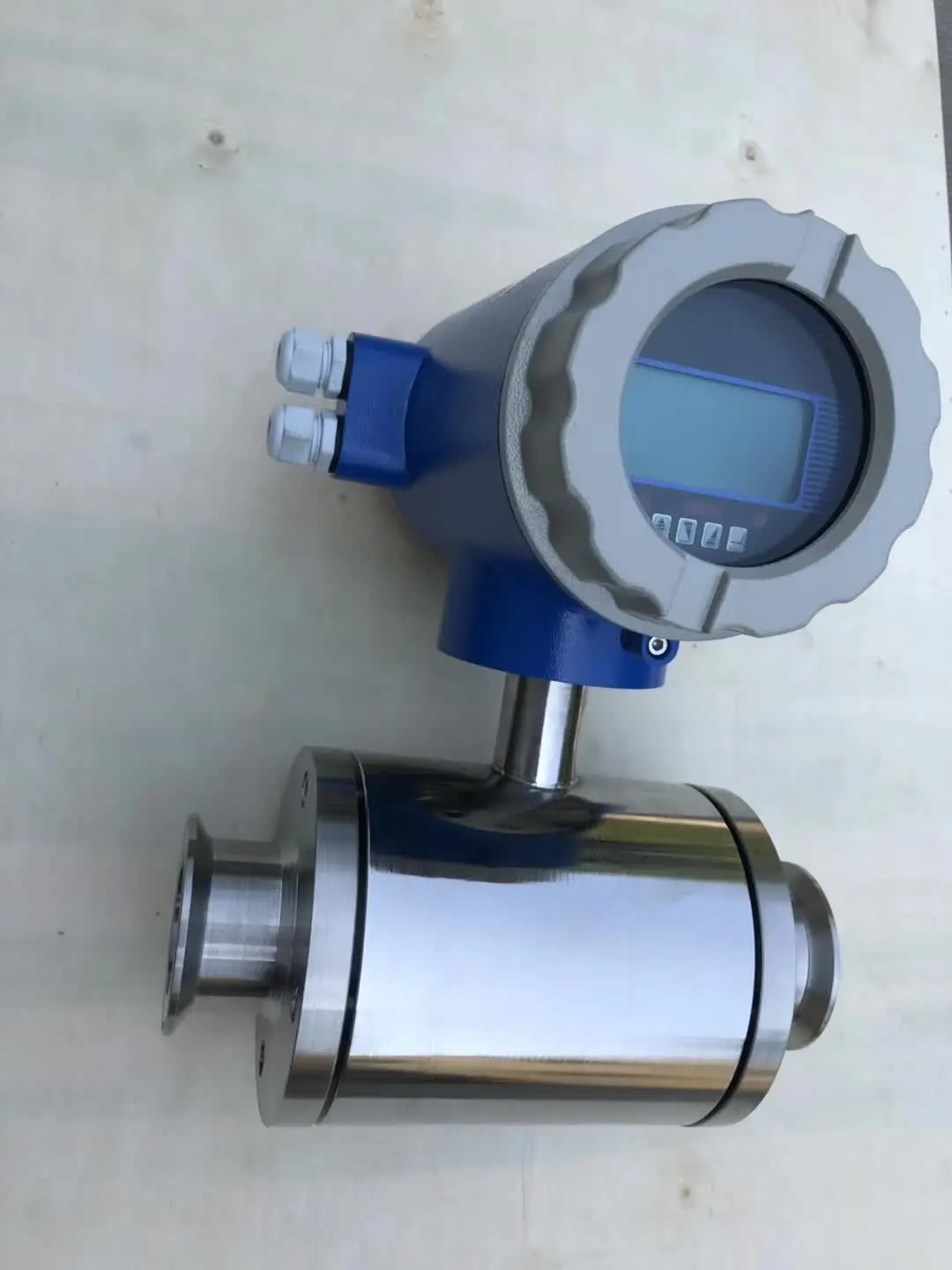 Bidirectional Measurement Digital Output Local Flow Totalizer Sanitary Magnetic Milk Flow Meter