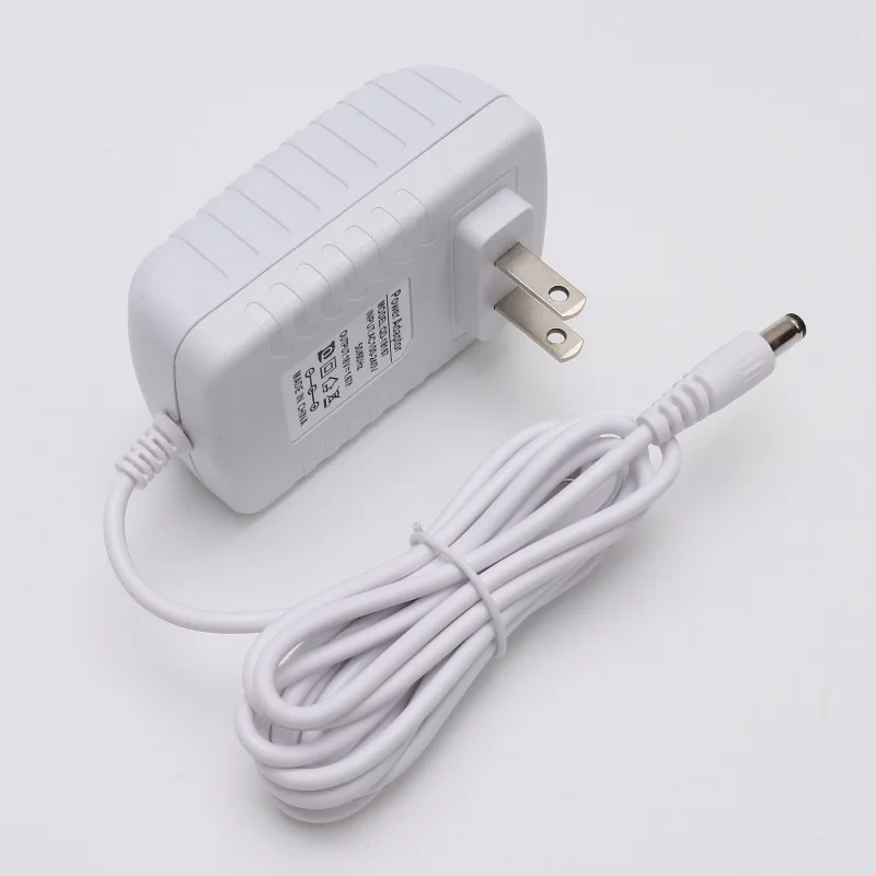 1/2/5pcs 1m Dc 5.5 * 2.5mm White 12v3a Power Adapter Monitor Us Eu Au Power Plug Indicator Light Power Connection A5