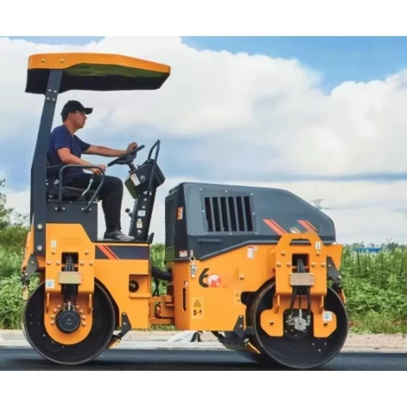 Off-road All Terrain Road Roller 4WD Drive Compaction Equipment Complex Ground Construction Machinery Customized Tire Tread Sale