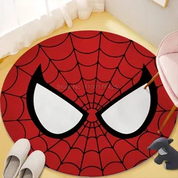 3D Spiderman Baby Playmat Round Carpet Anti-slip Rugs Computer Chair Mat Floormat Kids Cartoon Carpet Home Decor