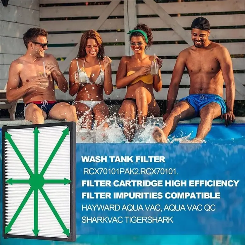 A05G-Ultra Fine Cartridge Filter Panels Pool Cleaning Accessories For Tigershark And Sharkvac Pool Cleaners