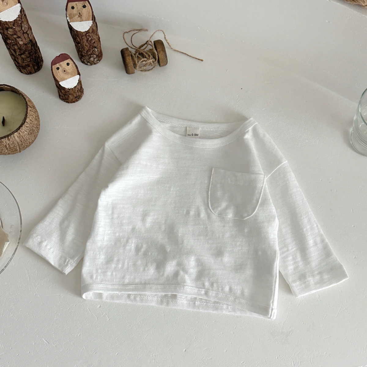 Spring/Autumn Baby Boys Girls T-shirt Toddler Pure Cotton Top Clothes Korean Style Infant Baby Boys Girls Comfortable T-shirt