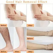 Non-Woven Hair Removal Wax Strips 100pcs, Hypoallergenic for Face Eyebrow Body Bikini Leg Skin Care