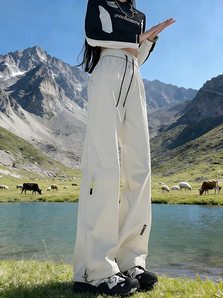 

American Sle Tee-Proof Hard ell Trousers Men Women Autumn Winter Thiened Straight Leg Workwear Outdoor Mountain Climb...