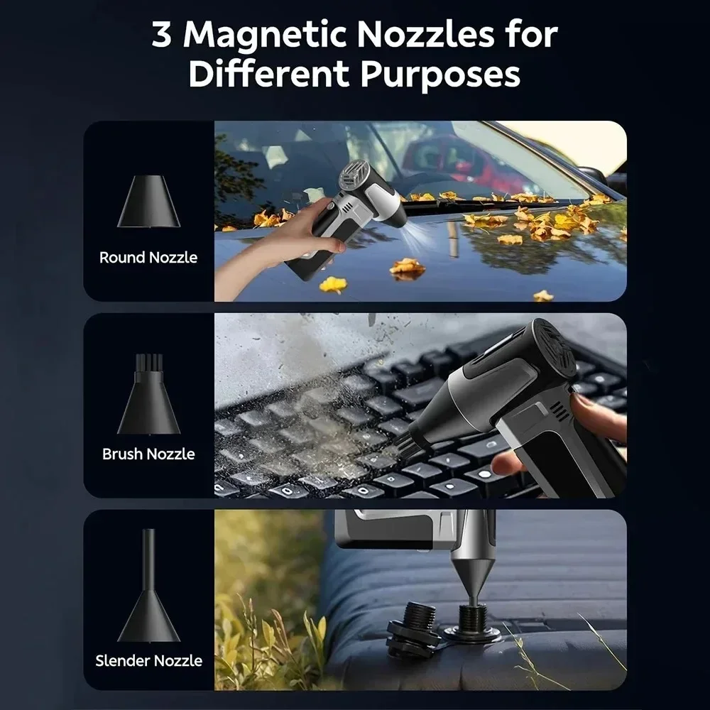 180000 RPM مروحة توربو صغيرة نفاثة الكهربائية منفاخ الغبار عالية السرعة فرش السيارات سوبر الرياح 3 سرعة قابل للتعديل مروحة يدوية عنيفة