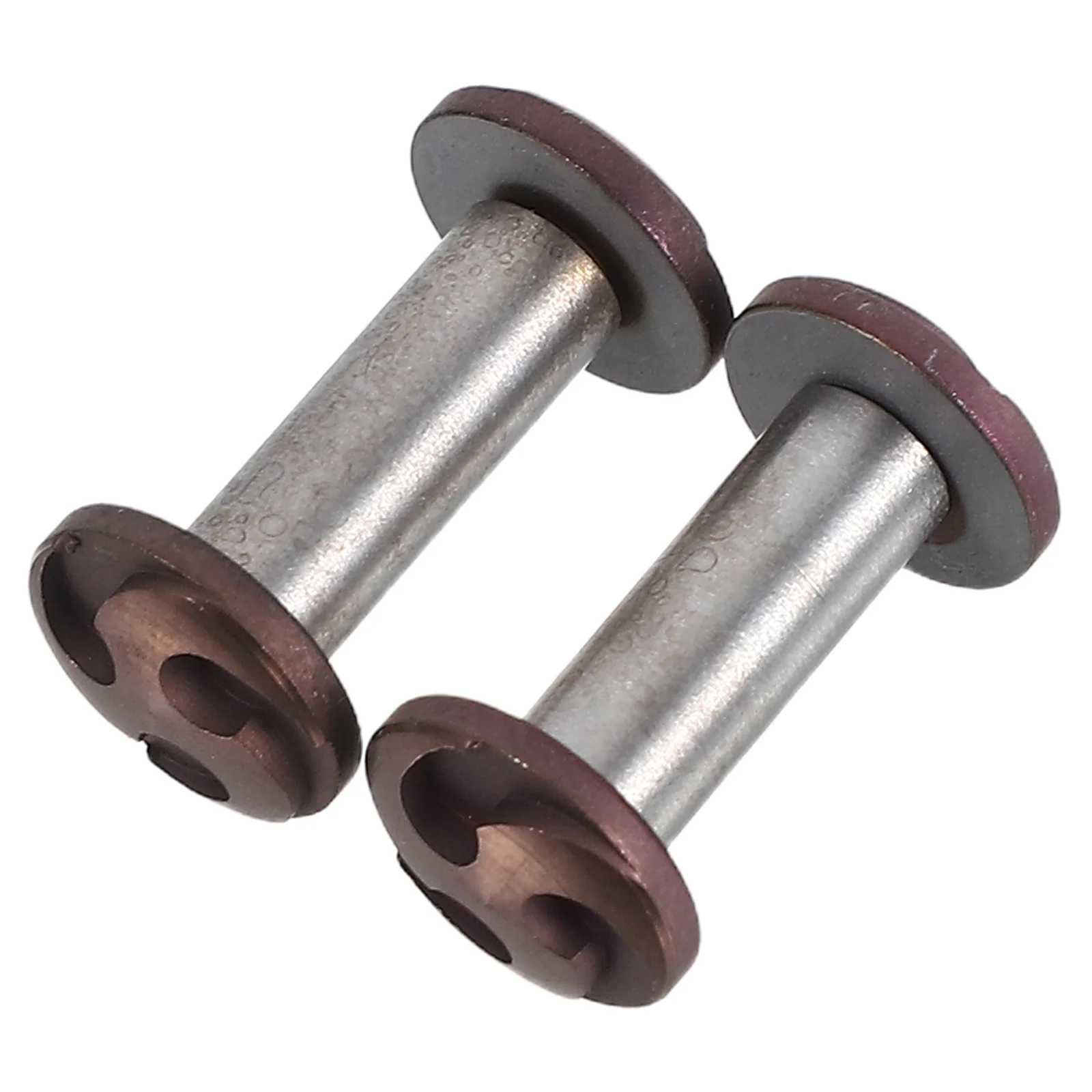 2 шт., винты для ножей из нержавеющей стали, крепежные штифты для ремонта ножей шеф-повара «сделай сам», винты с ручкой сливовой, заклепки, болты