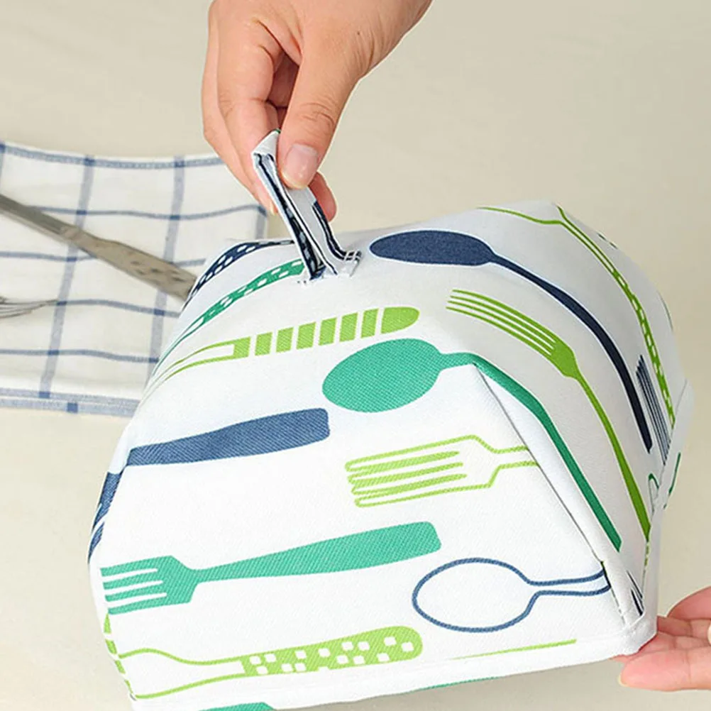 

3 шт. изолированный чехол для многоразового использования с принтом, портативный складной термосохраняющий кухонный защитный чехол для еды для уличного стола для пикника, хит продаж