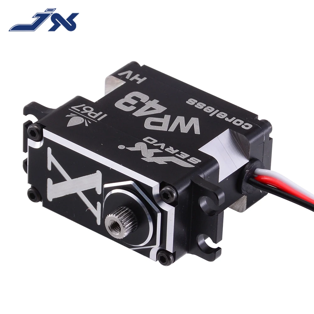 JX WP43 43kg Waterproof Digital Servo IP67 Coreless Motor 25T Metal Gear High Torque for RC Car Robot Drone Boat Fixed-wing 75g