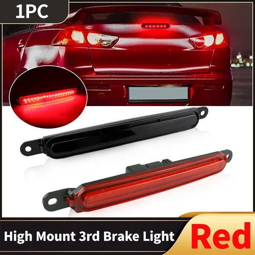 Tercera luz de freno trasera LED para Mitsubishi Lancer 2008-2016, tercera lámpara de parada montada de alta posición, accesorios para coche, 1 ud. #   8334A065