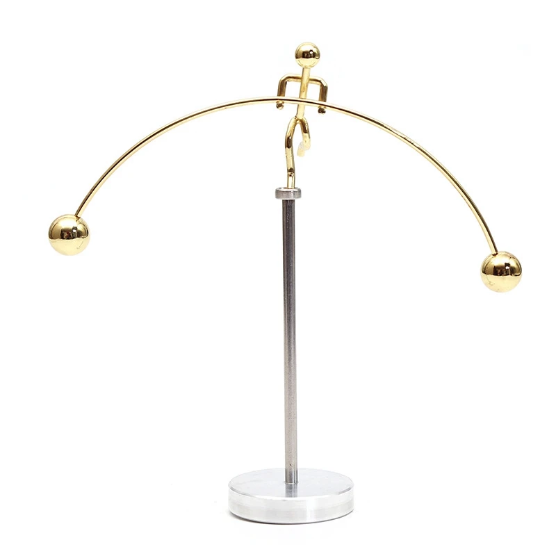 لعبة التوازن الفيزياء الصلب ، الفن الحركي ، موازنة العلوم التحلل ، لعبة مكتب علم النفس للديكور المكتبي ، الذهب