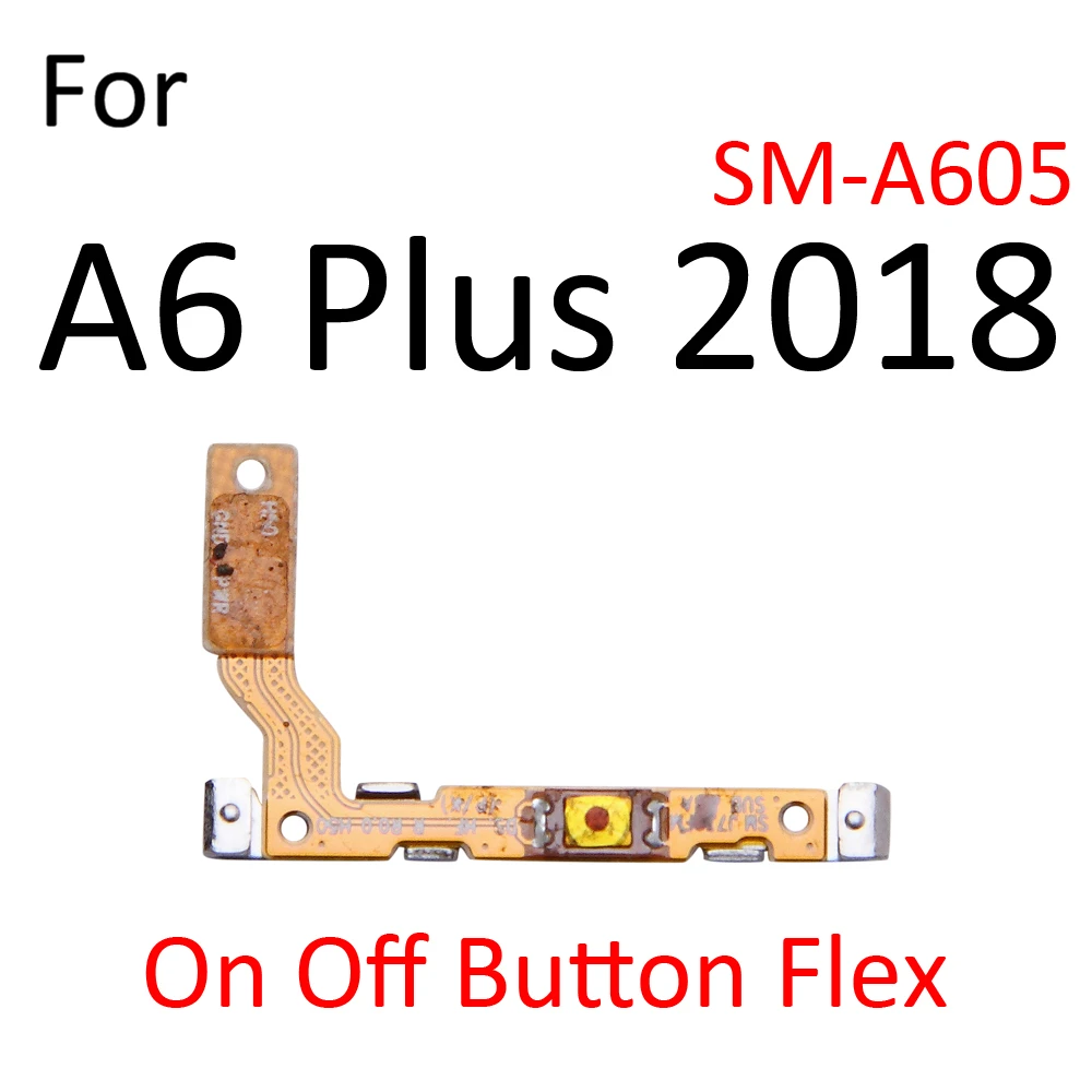 Power On Off Button Volume Switch Key Control Flex Cable Ribbon For Samsung Galaxy A8 A6 A7 A5 A3 2018 2017 Repair Part