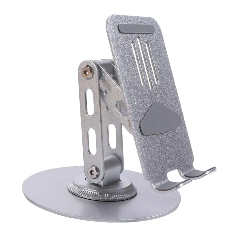 360 ° Rotating Adjustable Phone Holder Metal Folding Mobile Phone Holder Stand Portable Adjustable Table Cell Phone Stand