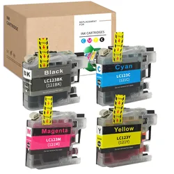 Hs LC123 Inkt Cartridge LC123XL LC121 Compatibel Voor Brother MFCJ4710DW J4410DW MFC-J470DW DCP-J132W J552DW DCP-J752DW MFCJ650DW