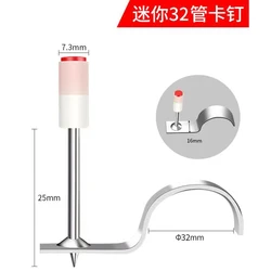 2023 New Mini Soundproof Nail Cannon Nail Fire Nail Pipe Clamp Wooden Keel Nail Suspended Ceiling Artifact Integrated