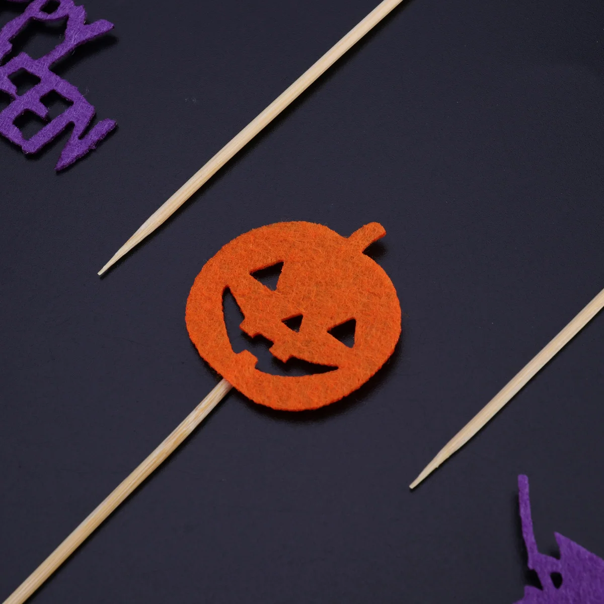 

50 Pcs Cake Flags Quick and Easy Decoration Birthday Cupcake Toppers Halloween Hat Party Festive