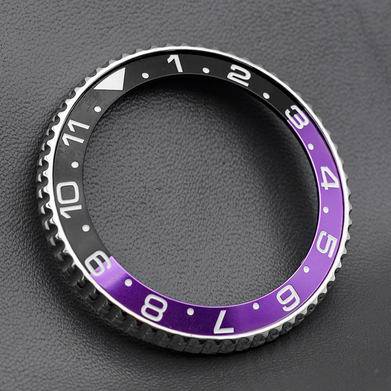 41mm Bezel Double Gear Ring Watch Case Rims Steel Ring Fit Japan SKX007 SKX009 SKX011 SRPD Stainless Steel Bezel