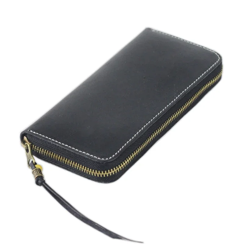 Luxury Genuine Leather Wallet men Leather Wallet women Long Clutch Wallet purse money Holder male wallet coin Purse card holder