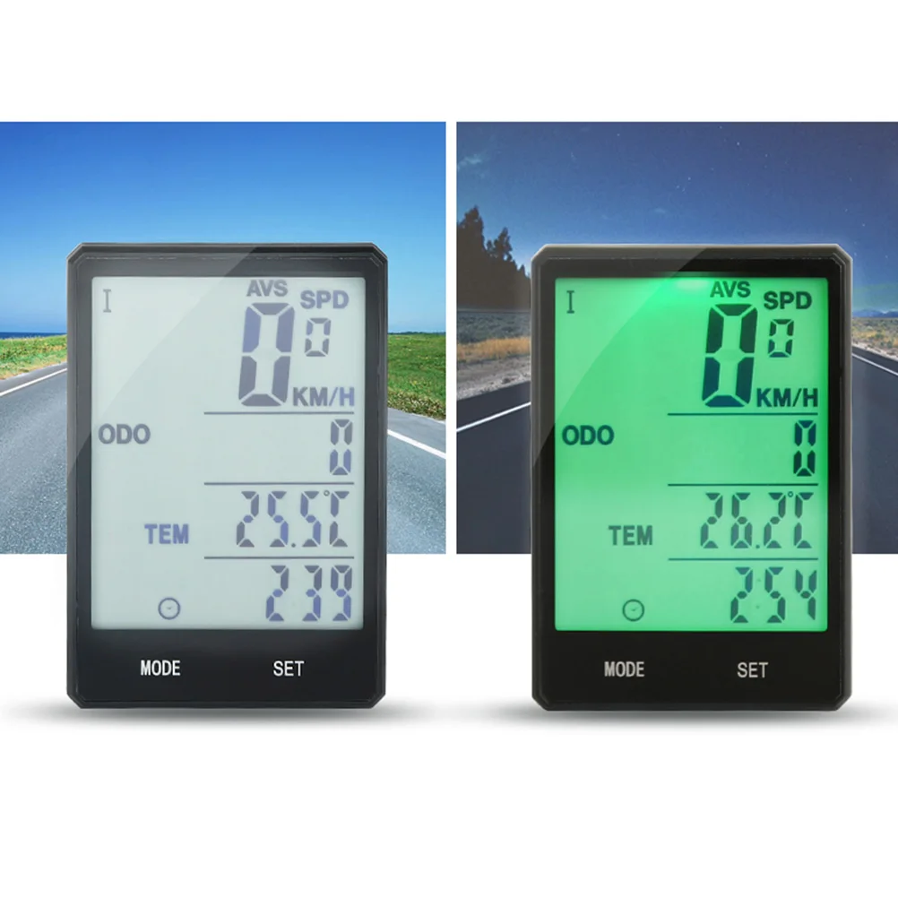 

Green Back Light Tachometer Wireless Bike Speedometer Waterproof Bicycle Computer For Mountain Road Folding Bikes Outdoor