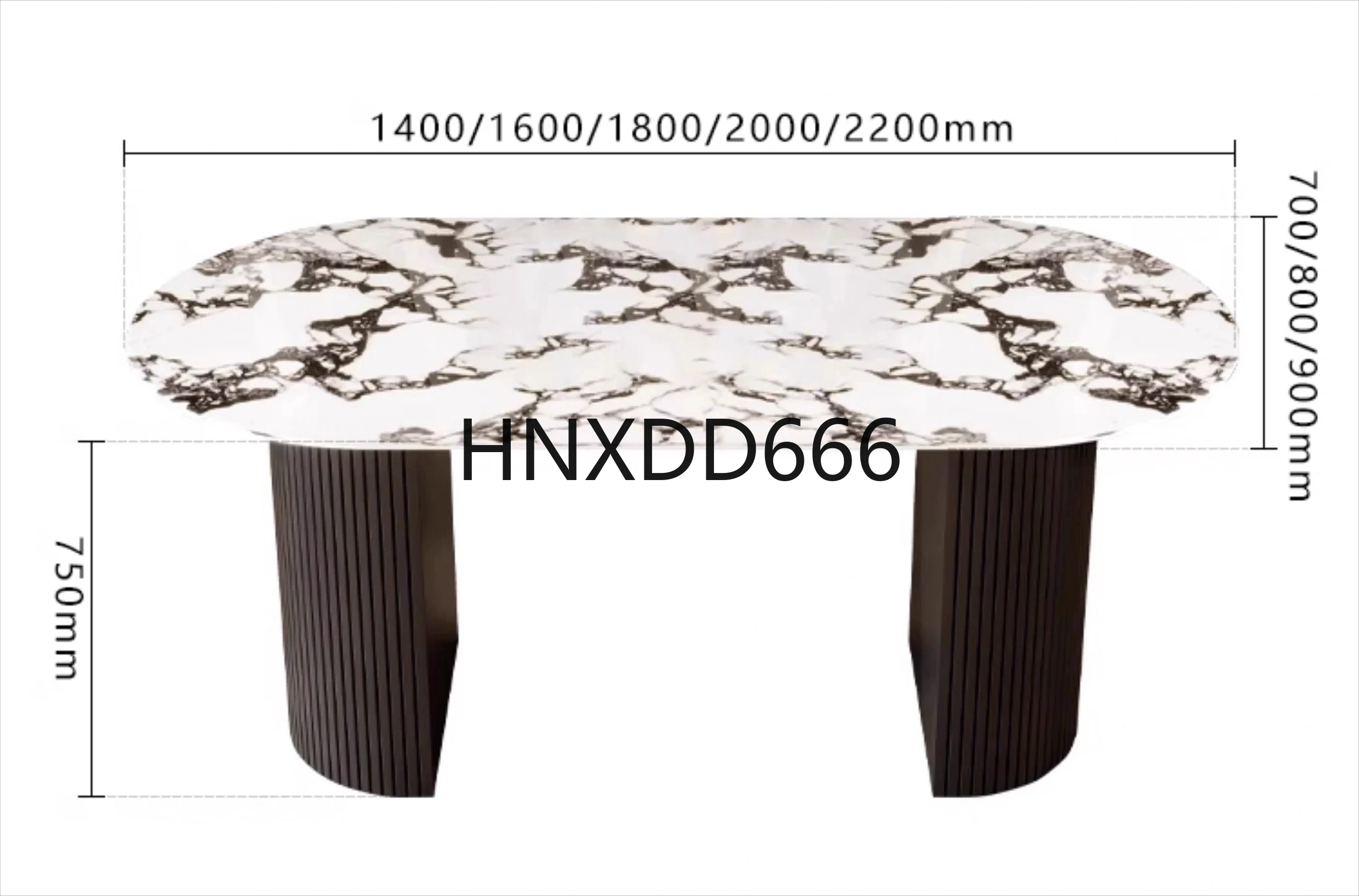 

Bulgari marble simple modern integrated island dining table