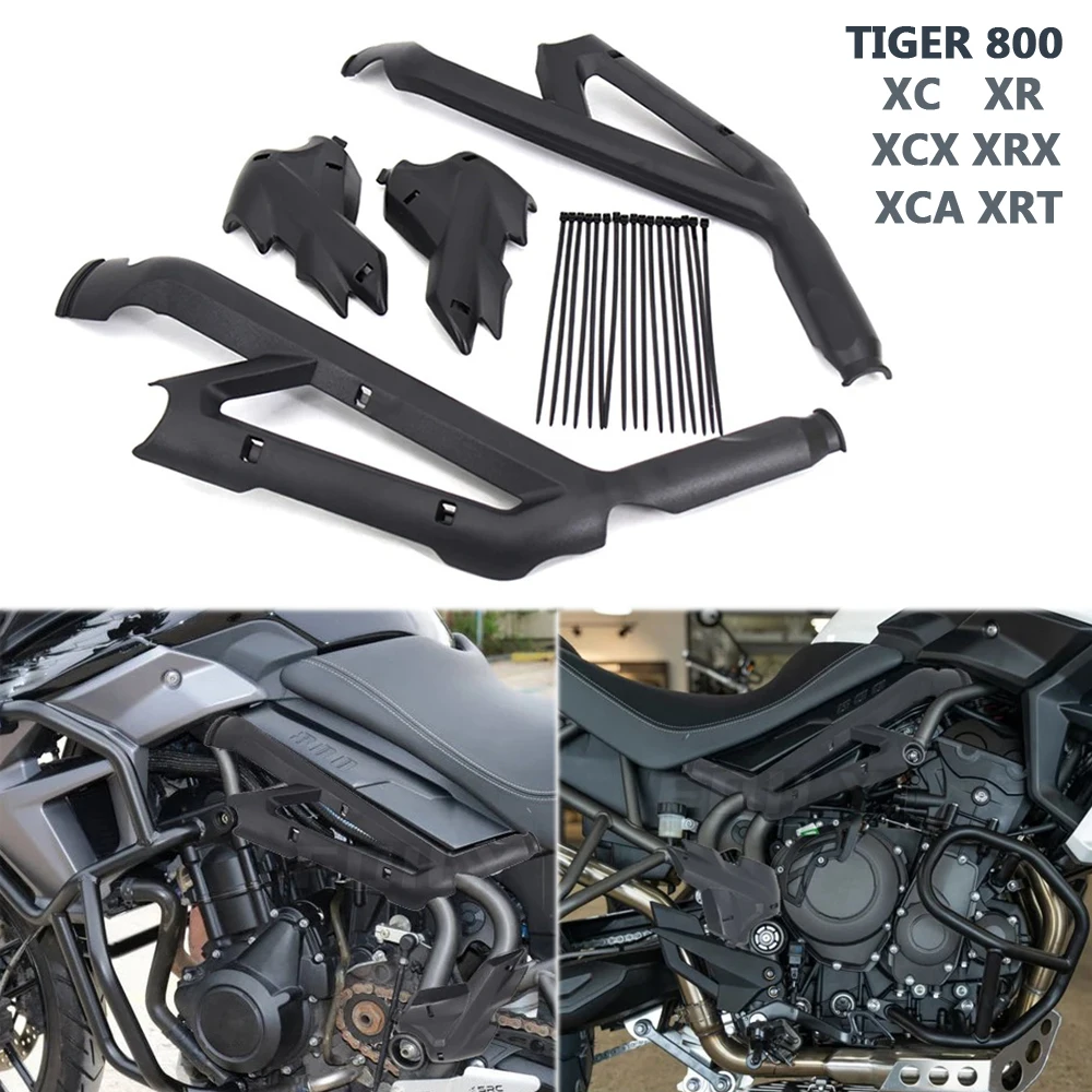 

For Tiger 800 Tiger800 XC XCX XCA XR XRX XRT Motorcycle Frame Cover Guard Bumper Side Crash Bar Protection