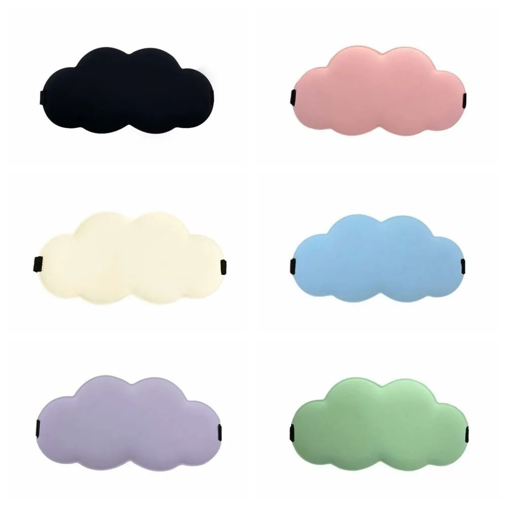 Clouds Ice Silk Blackout Eye Mask Soft Portable 3D Sleep Mask Light Isolation Shading Travel Eye Patch Women